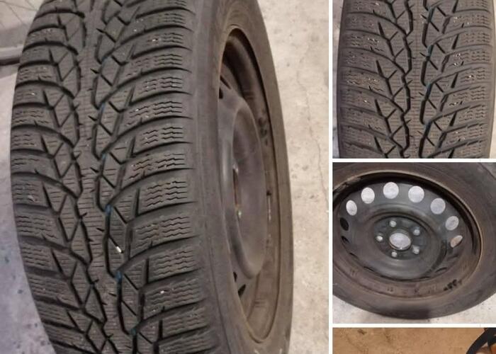 Grajewo ogłoszenia: Koła zimowe po jednym sezonie  215/60/16 rozstaw szpilek 5×114.3...